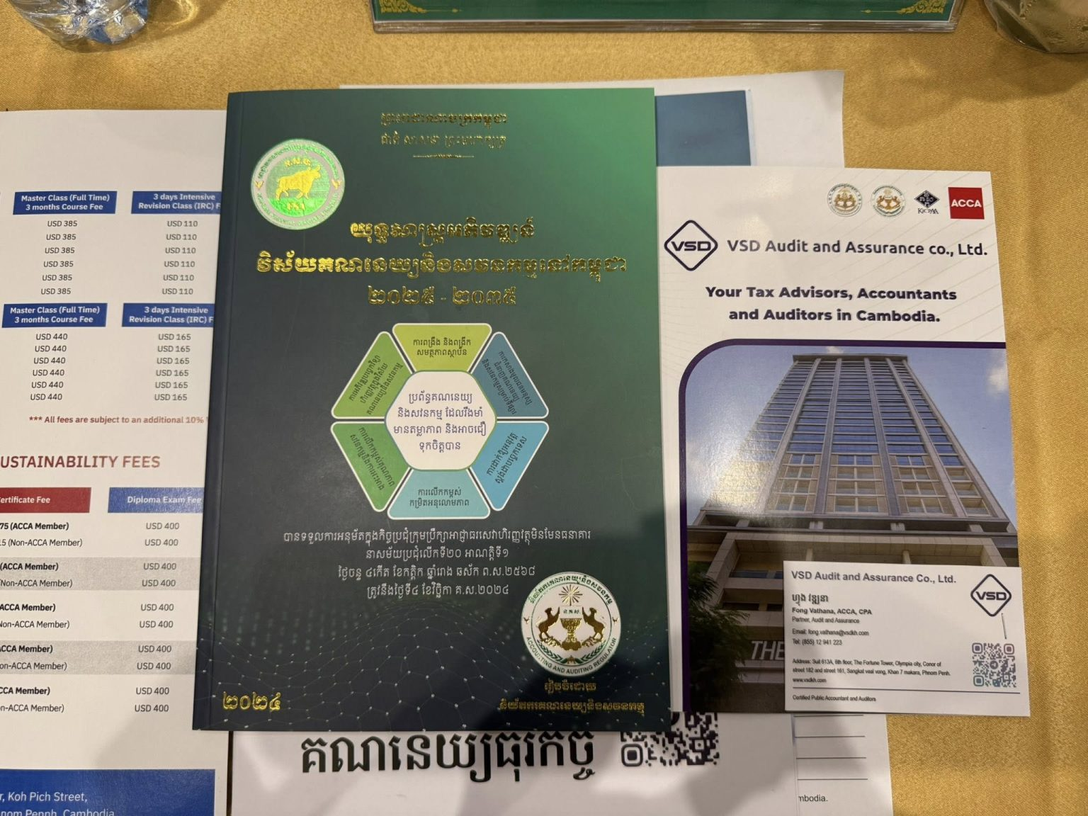 VSD 赞助柬埔寨 2025-2035 年会计与审计战略国家研讨会