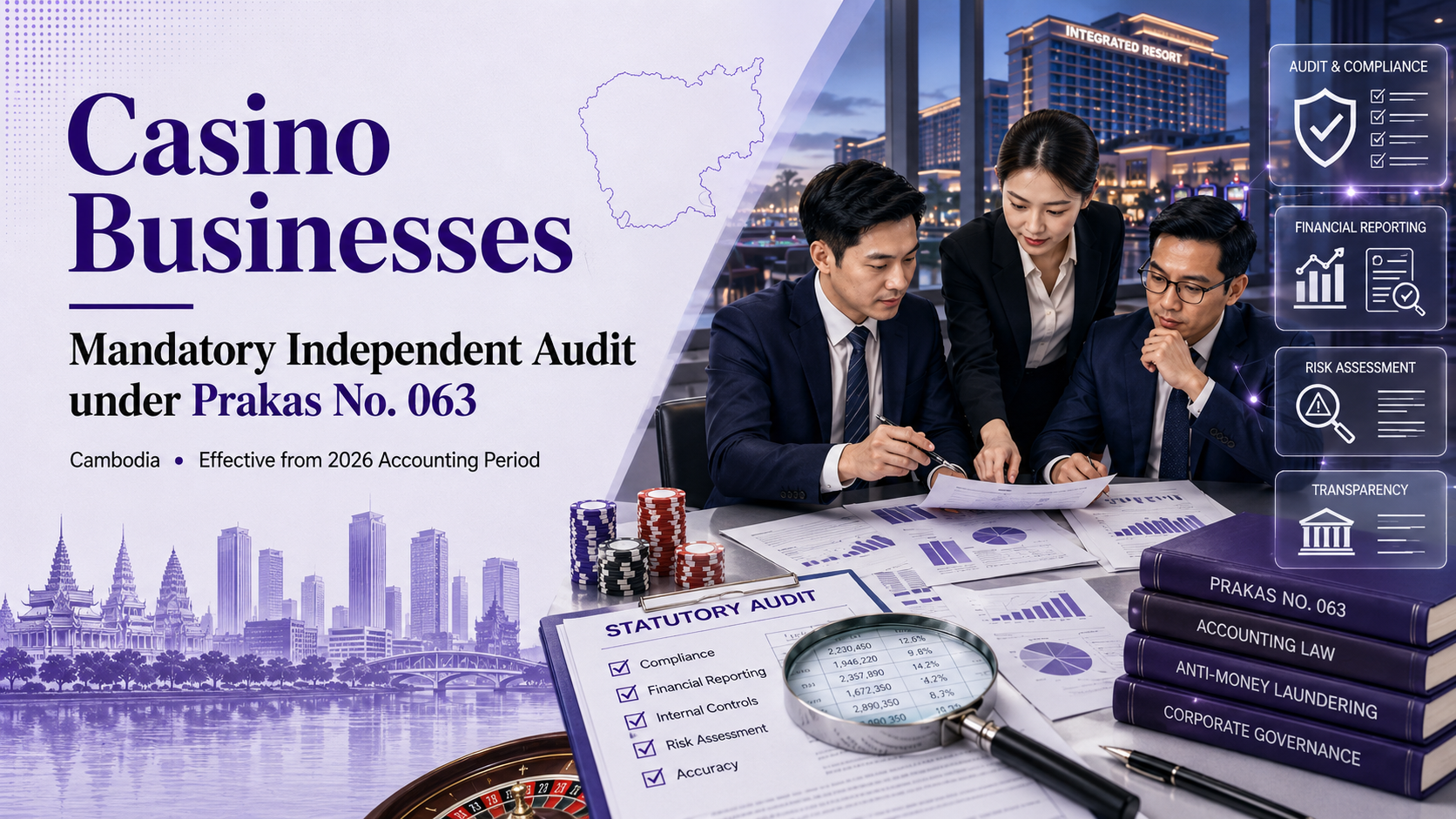 Mandatory Independent Audit Requirements for Casino Businesses in Cambodia under Prakas No. 063