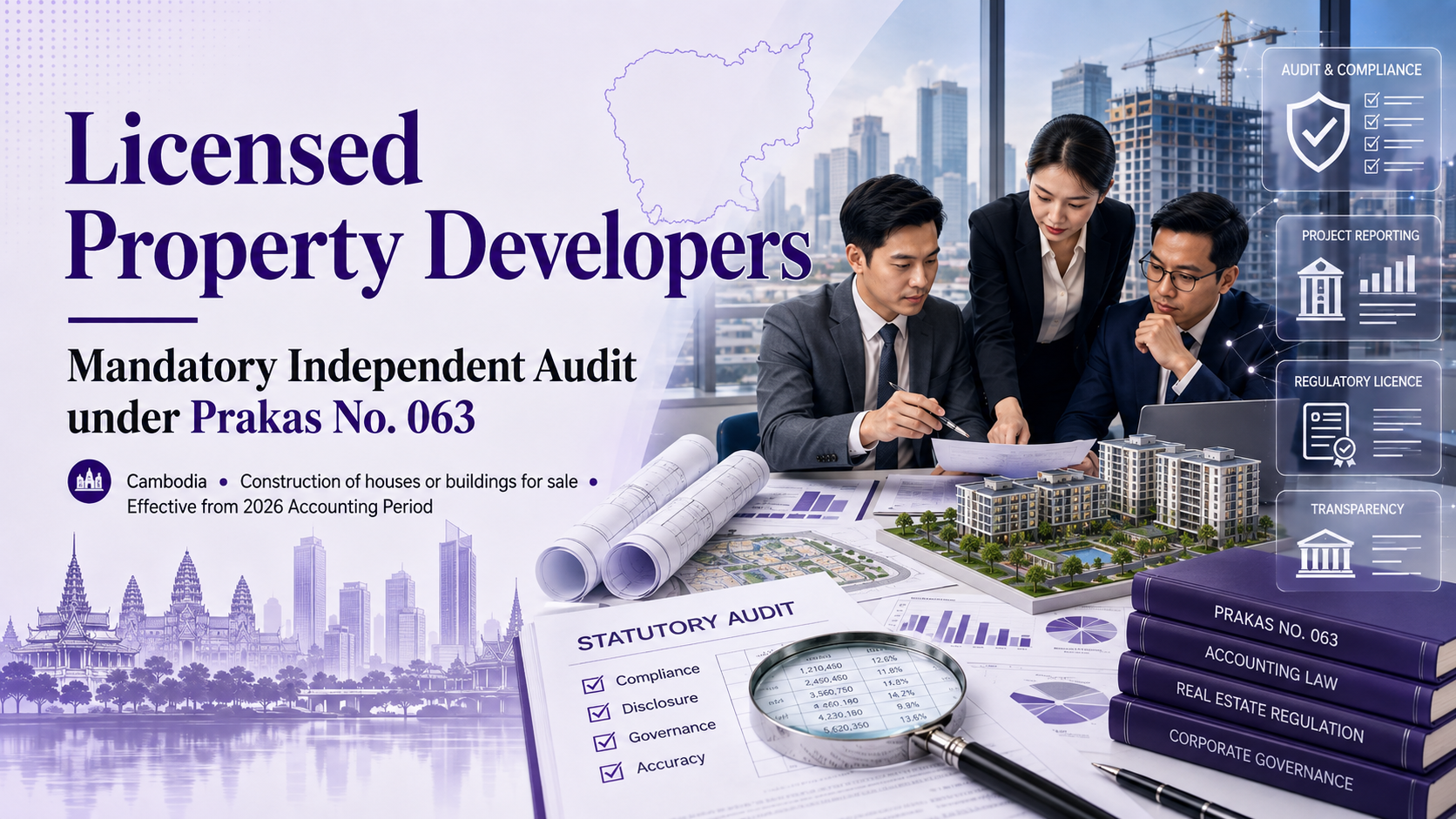 Mandatory Independent Audit Requirements for Licensed Property Developers in Cambodia under Prakas No. 063